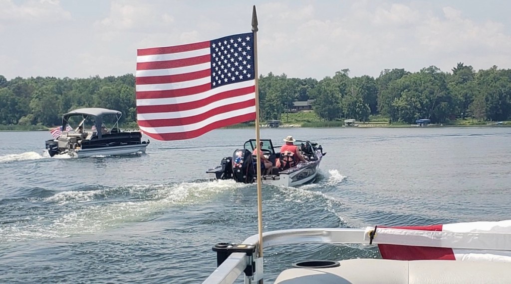Boat Parade on Mission Lakes